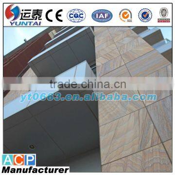 3MM 4MM metal composite board For Decoration ACP China Supplier