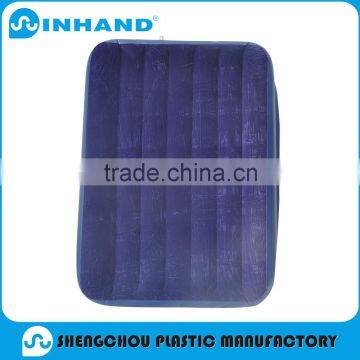 2016 factory direct sale ASTM/EN71 approved fashion comfortable giant blue inflatable mattress/air bed