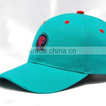 flat embroidered 6 panels sports baseball hat golf cap