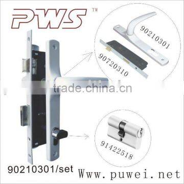 PVC Door Handle lock PVC Door Lock Mortise Door Lock With Cylinder for PVC Door90210302 Door lock with handle door lock with key