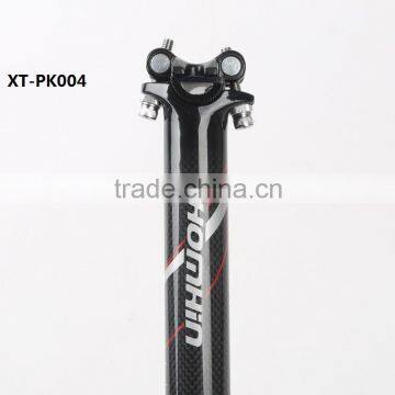 HS006 Three Piece Set Road Racing Bicycle Cruiser Bullhorn Bar Handlebar Stems Riser Bicycle Seat Post Alloy Seatpost HOMHIN photo-3