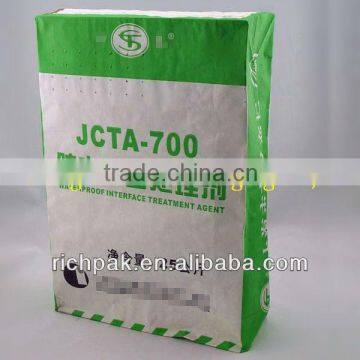 Mortar sack kraft paper bag with Surperior paper & high strength