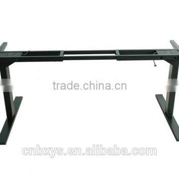 Ergonomic Electric Height Adjustable Sit Stand Computer Desk With 2 Motors Control photo-3