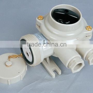 2016 New Product 10A Marine Plastic Nylon Water Tight Socket With Switch EC/CCS Certificate