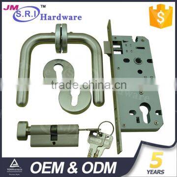 Stainless steel material round rose wenzhou door handle