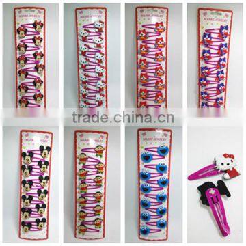 2015 animals ribbon hair clips and best sale for children