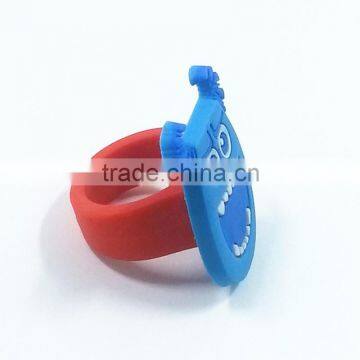 Promotional Soft Pvc Finger Rings/cute Rubber Rings/funny Cartoon Finger Rings photo-6