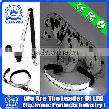 2015 Hot Selling Reflective Pet Leash With LED Light