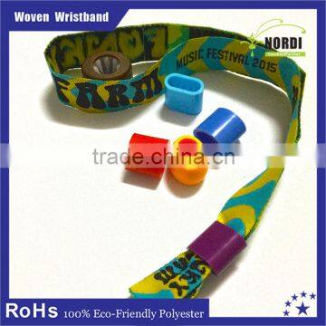 personalized woven fabric bracelets and music festival fabric wristband woven bracelet