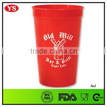 BPA Free 16 oz PP Stadium Cups for Beverage