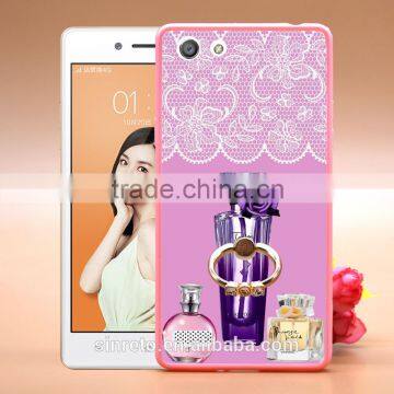 Matel Ring diamond TPU+PC Phone Case For Oppo A33