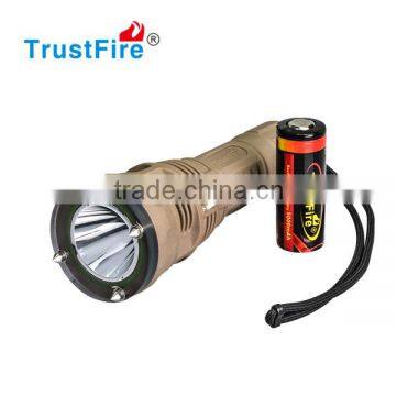 LED underwater lights Trustfire DF001 diving flashlight flashlight scuba waterproof flashlight with CE FCC