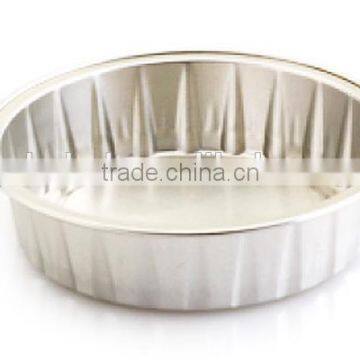AP080 Round Shape Silver Color Aluminum Foil Baking Cups Box Cup Jelly Ice Cream Cups Pudding Cupcakes in China