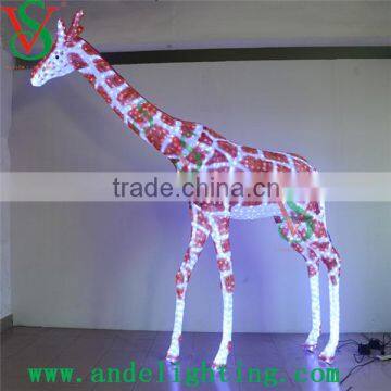 high quality 3D motif sculpture Giraffe lights