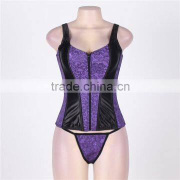 Vintage Style Beautiful Patterns Big Women Sexy Lingeries Corset photo-4