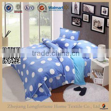 Manufactory wholesale 100%polyester home textile organic swaddle blanket king size bed cover set