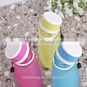 Easy Carry Hiking Frosted Plastic Kids Water Bottle photo-4