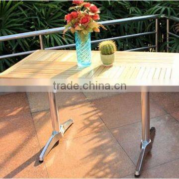 ZT-1266T aluminum patio square ash table