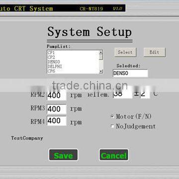 The Latest CR-BC819B Common Rail Diesel Injection Test Bench