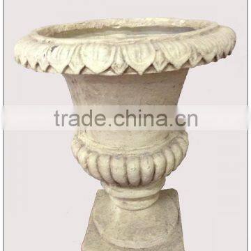 Outdoor Large Garden Sculpture Decoration ,huge Concrete Garden Pot