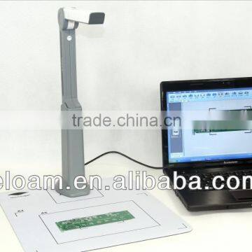 2014 portable handheld a4 scanner,USB rhigh speed scannwith 5 mega pixels,new design,portable scanner