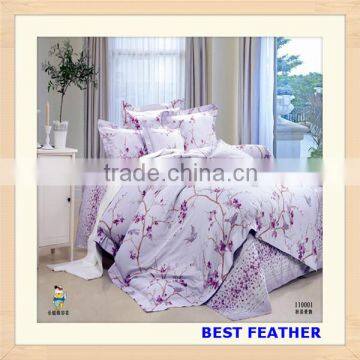 100%cotton printed bedding set 110001