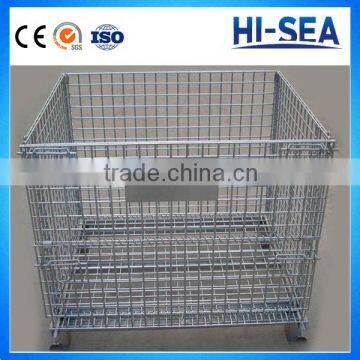 Logistic Equipment Storage Cage Foldable Collapsible Wire Mesh Container