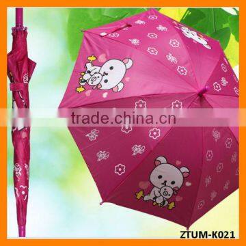 Automatic Whistle Arched Cute Bear Children Umbrella