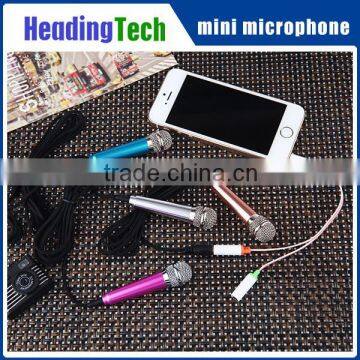Factory mass stock handheld mini laptop microphone for cell phone KTV
