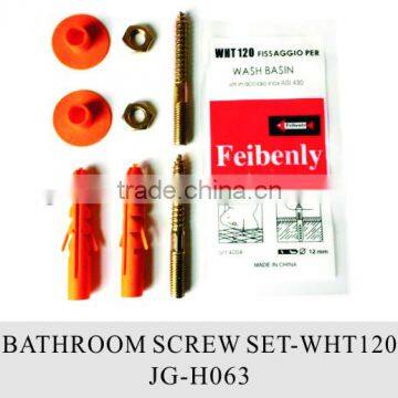 Bathroom Accessories Iron WC Screw Set