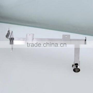 Foshan manufacturer bracket for glass shelf hanging round pipe