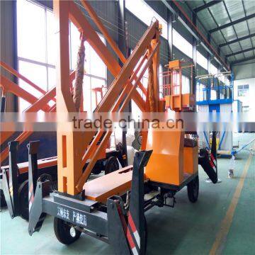 10.5M Diesel Engine &380V Electricity Double Used Multifunctional Crank Arm Type Hydraulic Movable Lifting Platform