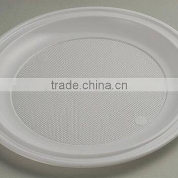 11''(28cm) white round plastic tableware plate P112820