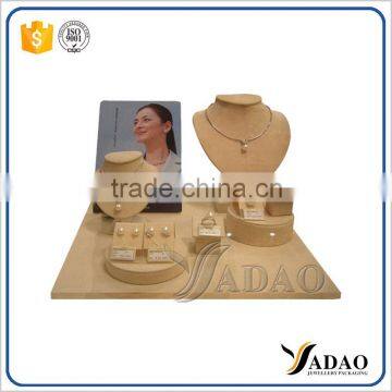 unique customized design 5 pieces customize jewelry display pieces supplier