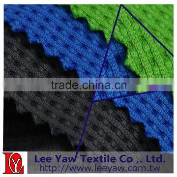 100% polyester waffle 2 tone effect fabric