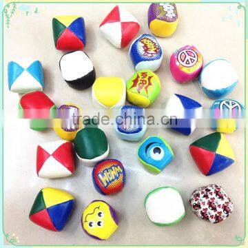 Soft OEM Kick ball Funny Custom Leather Juggling Sandbags Ball