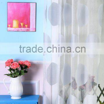 burnout modern design window curtains with printing Ready made burnout fabric living room Curtains