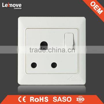 E08 Economic 15A british type wall socket for south africa