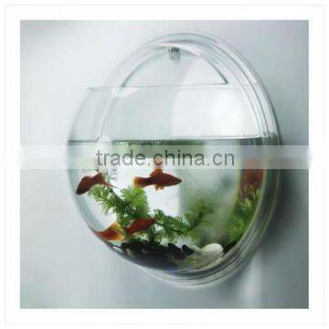 best saller custom acrylic fish tank hang in wall