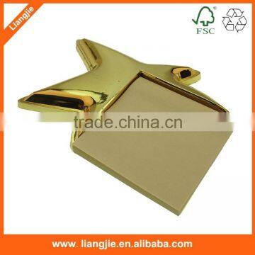 Colored Sticky Memo Pad With Star Shape Holder photo-3