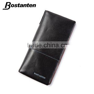 Wholesale Fashion Men Wallet Money Clip Leather Long Purse photo-2