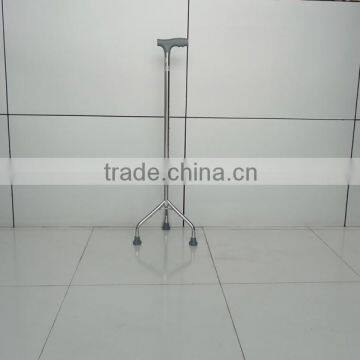 2014 Aluminium Medical Elderly Walking Stick With Three Feet
