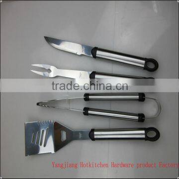 Hot-sell Stainless Steel 5pc Set With Aluminium Case BBQ Tool