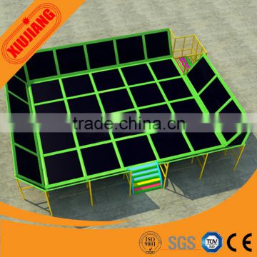 CE Approved Rectanglular or Round Children Outdoor Trampoline