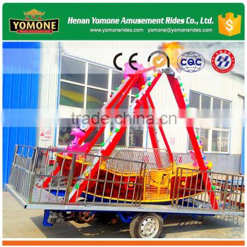 Trailer mounted amusement ride swing type pirate ship for sale