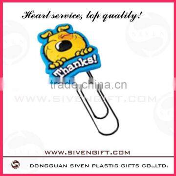 tiny bear pvc paper Clip