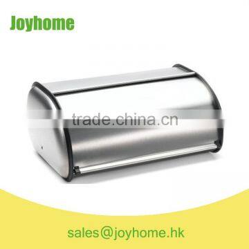 classical design roll top stainless steel bread box