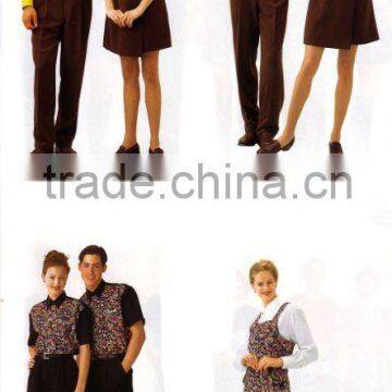 restaurant waiter uniform/bar staff uniforms/003