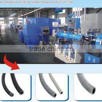 knitted/ braded/winded/wrapped rubber tube /hose machine