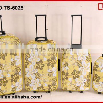 Set of 4 Lady Luggage Trolley for promotion/EVA Trolley Case